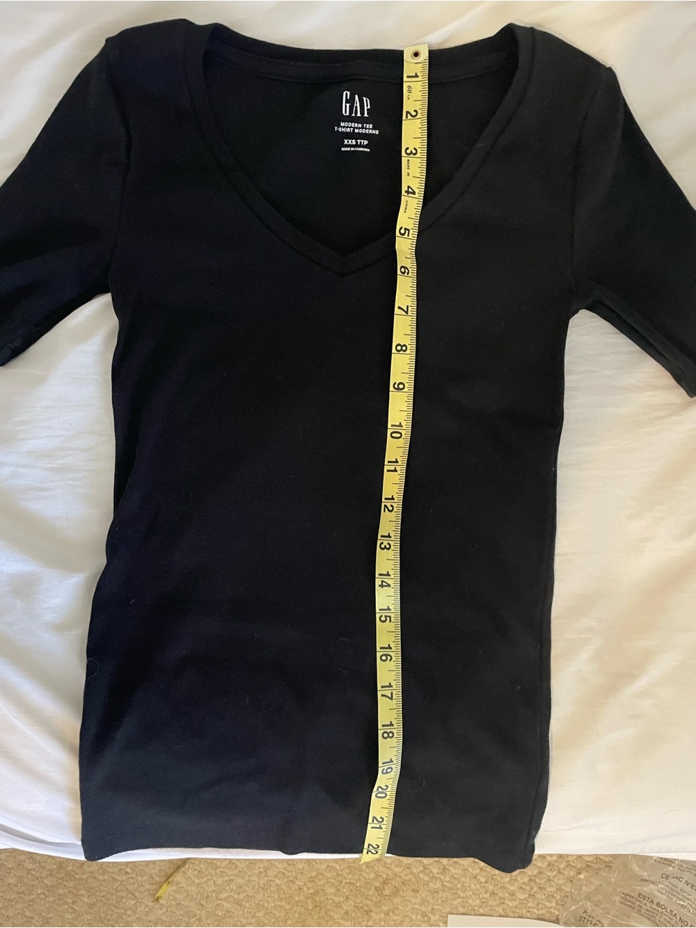 Vintage Gap Black Short Sleeve Tee - Picture 4 of 5